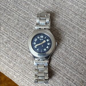 Swatch Silver vintage rare, no batteries, not tested wear for a long time.